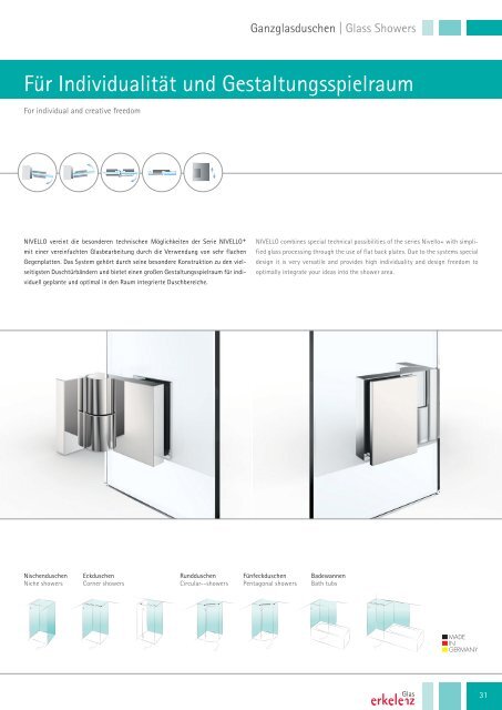 Erkelenz Shower Glass Systems