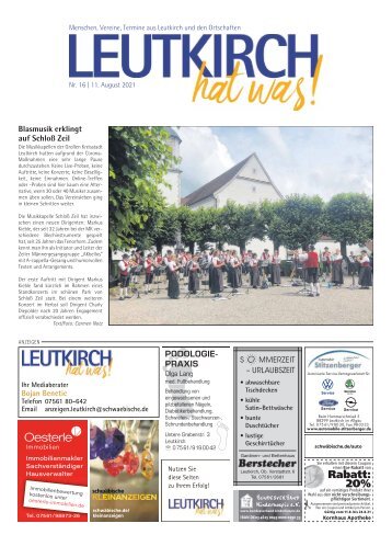 Leutkirch hat was 11.08.2021