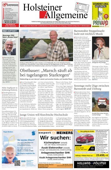 Holsteiner Allgemeine 32 2021