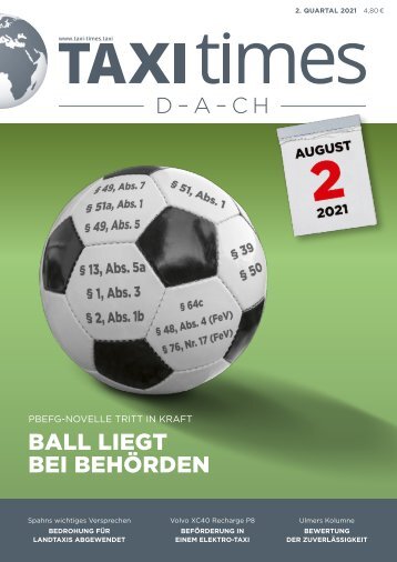 Taxi Times DACH - 2. Quartal 2021
