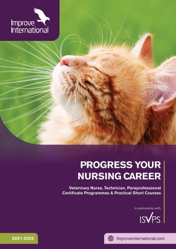 Veterinary Nurse, Technician and Paraprofessional CPD Programmes and Short Courses Brochure