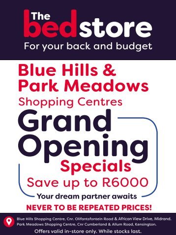 Blue Hills & Park Meadows Opening