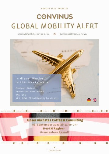 CONVINUS Global Mobility Alert Week 32