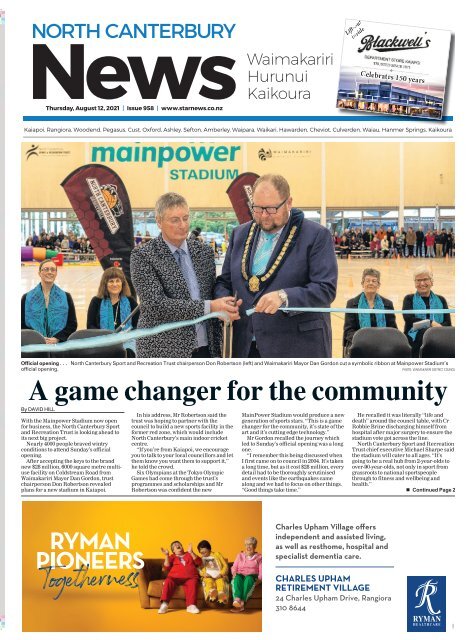 North Canterbury News: August 12, 2021