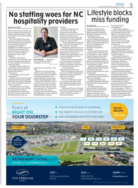 North Canterbury News: August 12, 2021