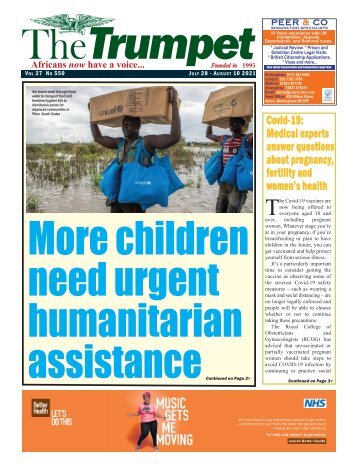 The Trumpet Newspaper Issue 550 (July 28 - August 10 2021)