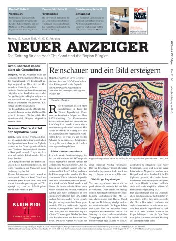 Neuer Anzeiger 13. August 2021