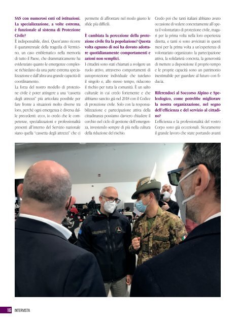 La rivista istituzionale del Soccorso Alpino e Speleologico - n. 78, agosto 2021