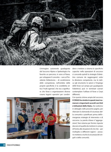 La rivista istituzionale del Soccorso Alpino e Speleologico - n. 78, agosto 2021