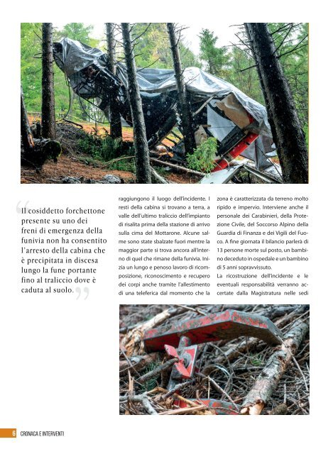 La rivista istituzionale del Soccorso Alpino e Speleologico - n. 78, agosto 2021