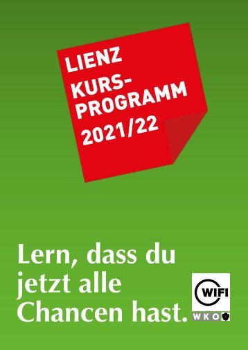 WIFI Lienz Kursprogramm 2021/22