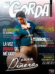 La Gorda Magazine Año 3 Edición Número 34 Septiembre 2017 Portada: Lauro Piñera