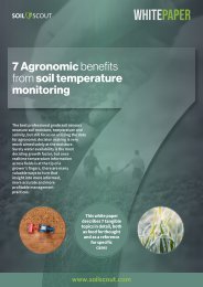 Soil Scout soil temperature monitoring White Paper