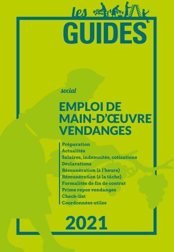 Guide Emploi de Main-d'oeuvre Vendanges 2021