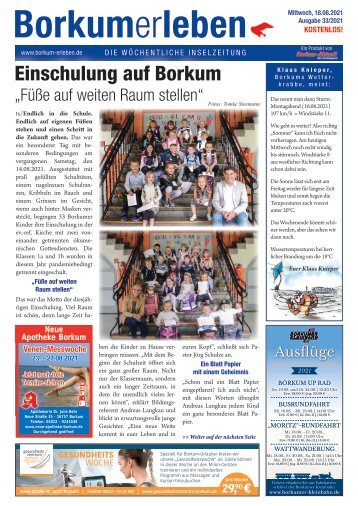 18.08.2021 / Borkumerleben - Die wöchentliche Inselzeitung