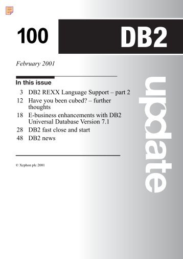 DB2 Feb title - CBT Tape