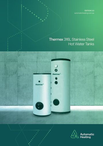 Thermex 316L Stainless Steel Tanks brochure