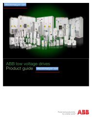 ABB low voltage drives Product guide - Efes otomasyon