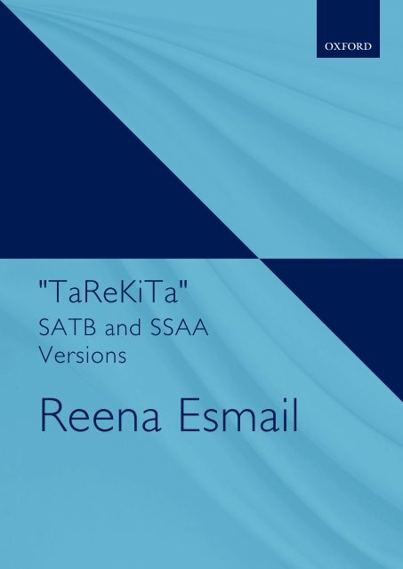 TaReKiTa Voicings- Reena Esmail