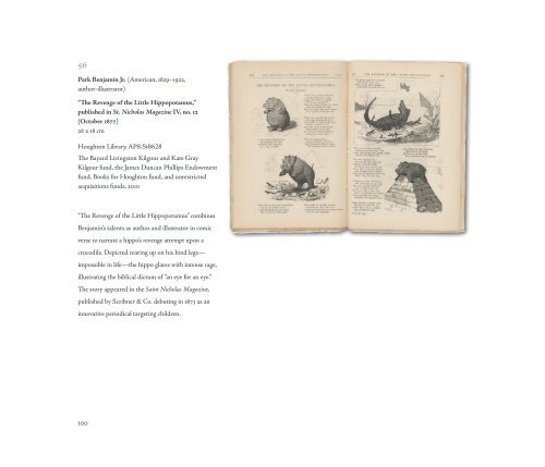 Animals Are Us: Anthropomorphism in Children’s Literature; Celebrating the Peter J. Solomon Collection 