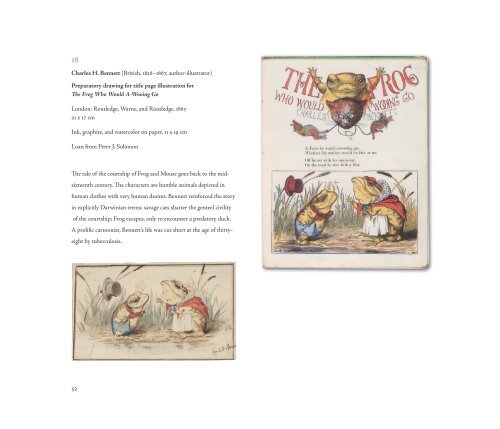 Animals Are Us: Anthropomorphism in Children’s Literature; Celebrating the Peter J. Solomon Collection 
