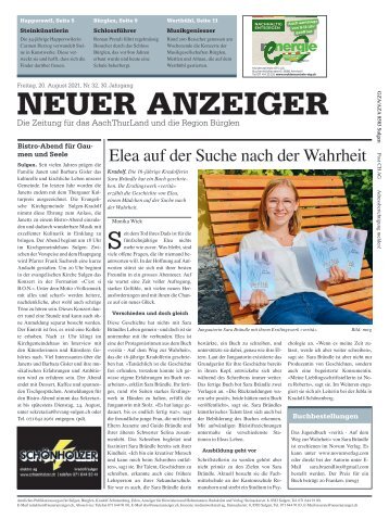 Neuer Anzeiger 20. August 2021