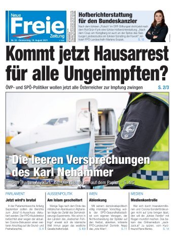 Kommt jetzt Hausarrest für alle Ungeimpften?
