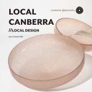 Local Canberra // Local Design exhibition catalogue - Canberra Glassworks 2021