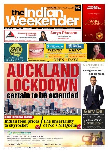 Indian Weekender - 20 August 2021