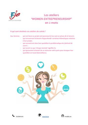 Flyer Women EntrepreneurShip