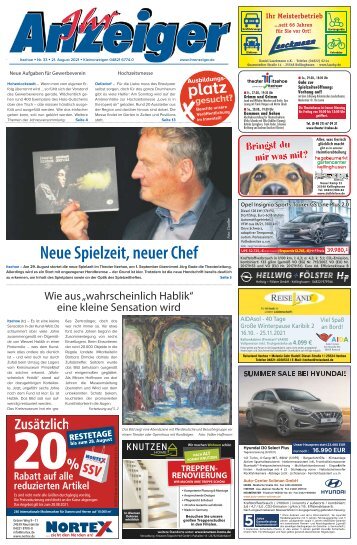 Ihr Anzeiger Itzehoe 33 2021