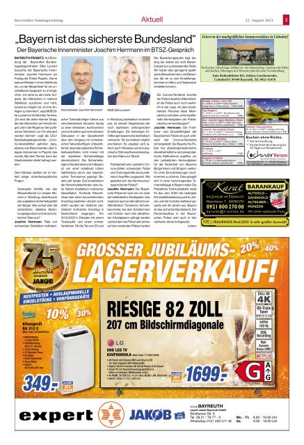 2021-08-22 Bayreuther Sonntagszeitung