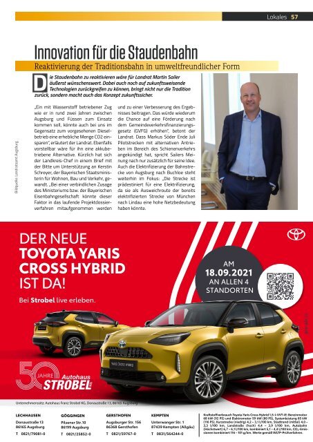 TRENDYone | Das Magazin – Augsburg – September 2021