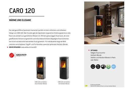 Attika Katalog : Kaminofen Holz & Gas 2022