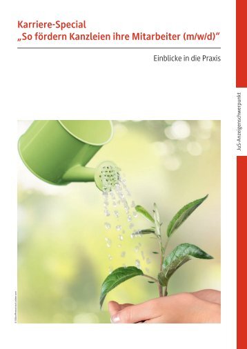 JuS 8/21 "So fördern Kanzleien ihre Mitarbeiter (m/w/d)