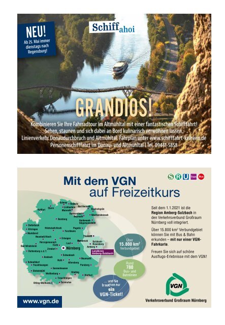 Freizeitmagazin Bayerischer Jura Sommer 2021