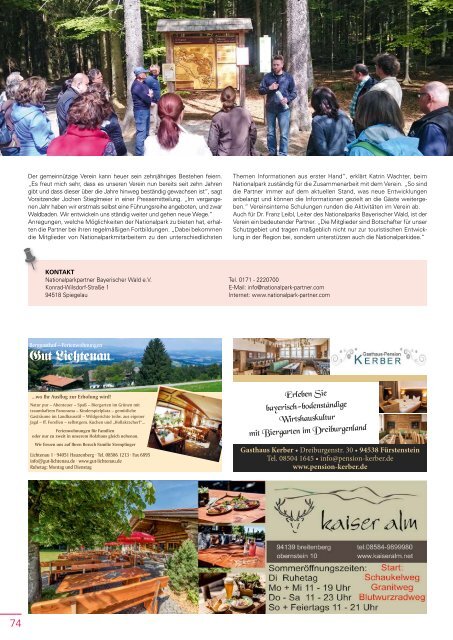 Erlebnismagazin WALDgeist Sommer 2021