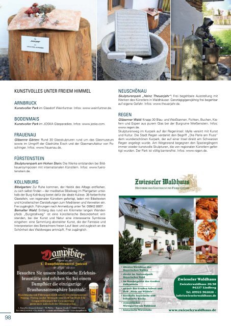 Erlebnismagazin WALDgeist Sommer 2021