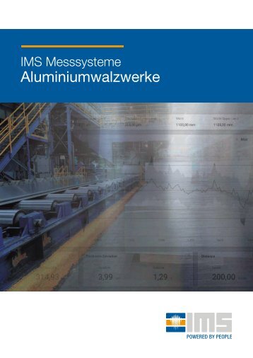 IMS Messsysteme für Aluminiumwalzwerke