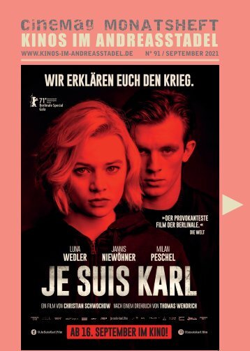 Cinemag | Kinoprogramm in Regensburg | Nr. 91 | 09-2021