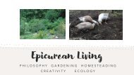 Epicurean Living (Issue 1)