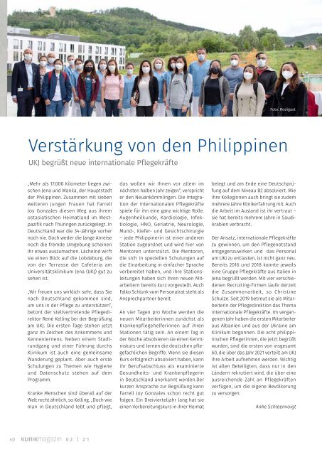 UKJ-Klinikmagazin 2/2021