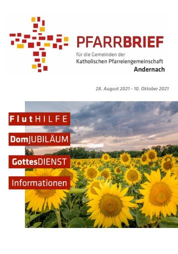 Pfarrbrief Andernach September 2021