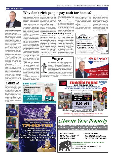 Blackstone Valley Xpress August 27, 2021