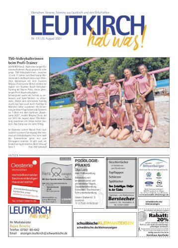 Leutkirch hat was 25.08.2021