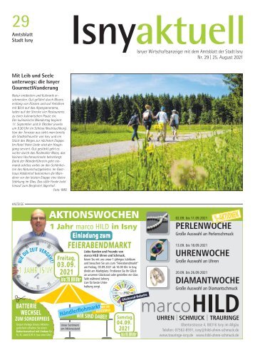 Isny Aktuell 25.08.2021