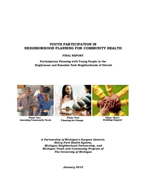 Youth Participation in Neighborhood Planning for Community Health