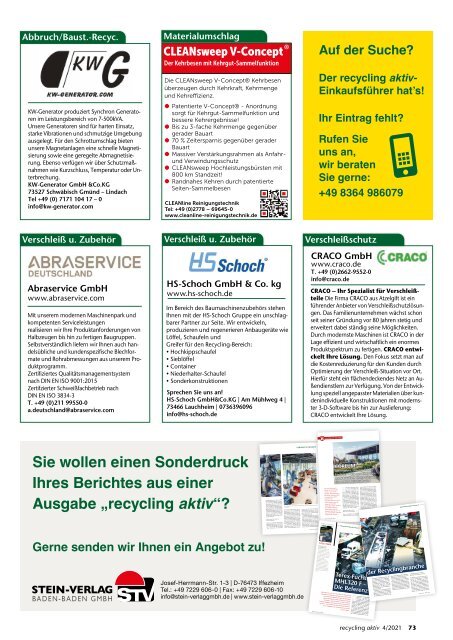 recycling aktiv 04/21