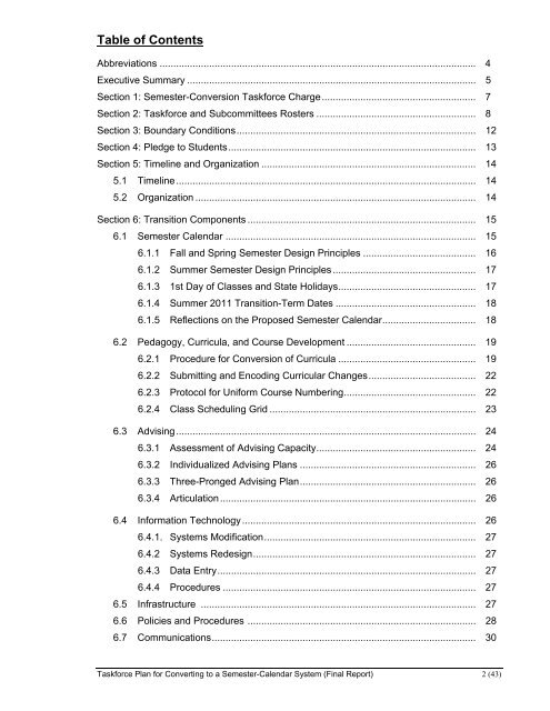 Semester-Calendar System - California State University, Los Angeles