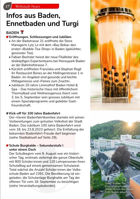 Baden aktuell Magazin September 2021